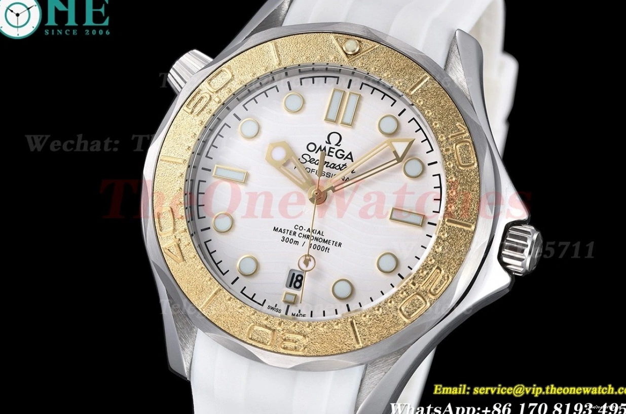 GDF SS 300m Dial White MY8215 Seamaster 42mm RU 0517